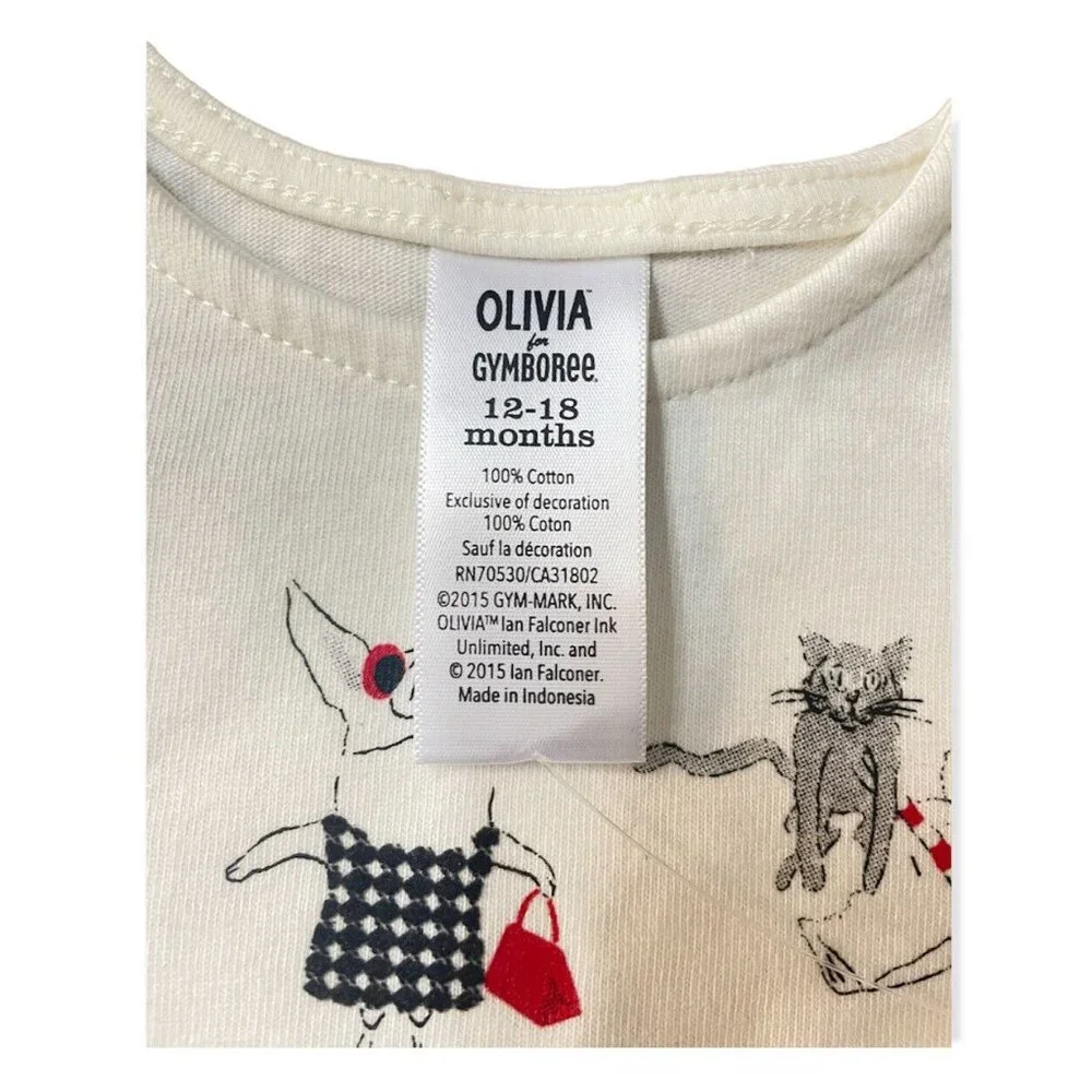 So Cute Gymboree OLIVIA Baby Girl Tee 12-18 M